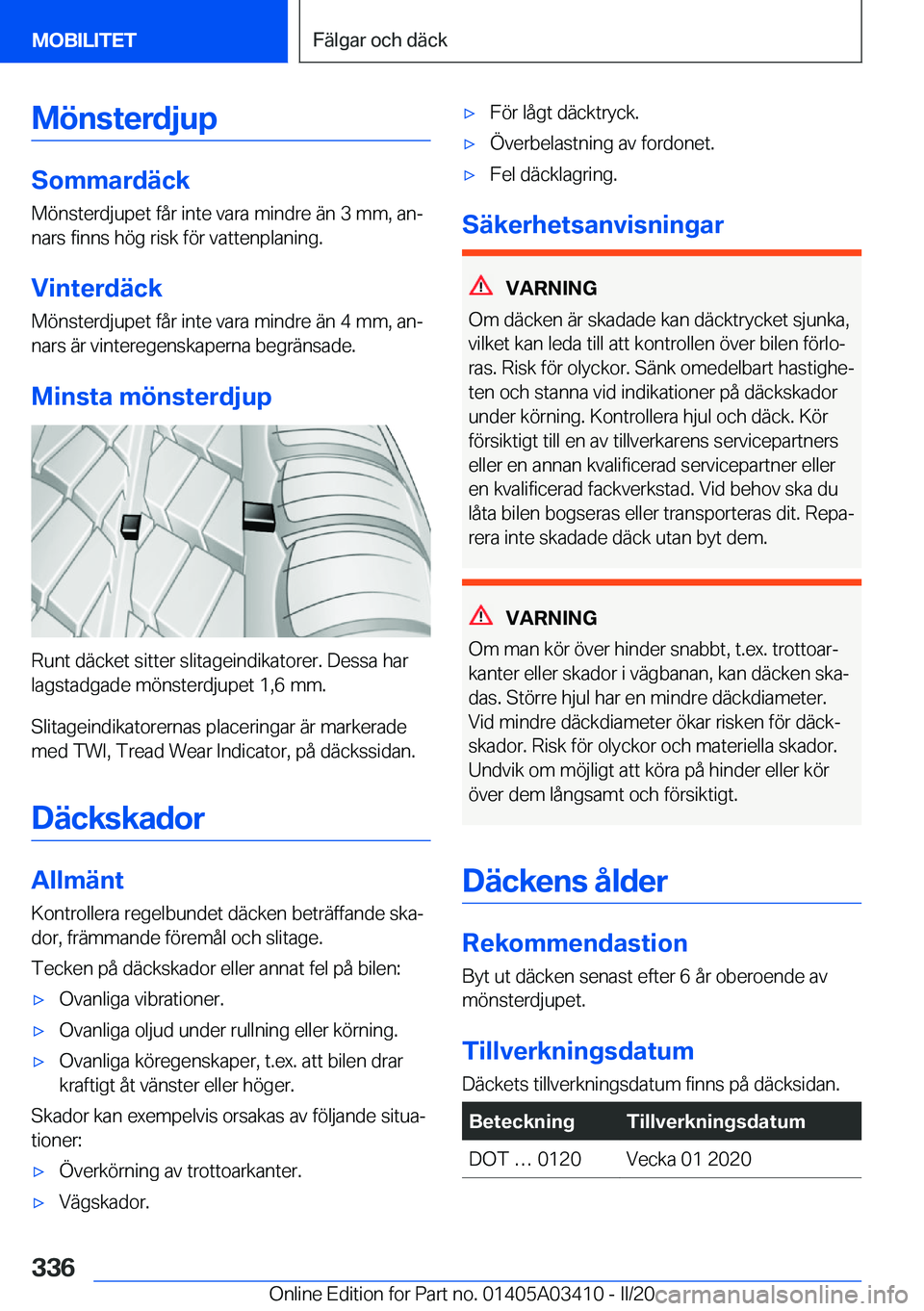 BMW X6 M 2020  InstruktionsbÖcker (in Swedish) �M�