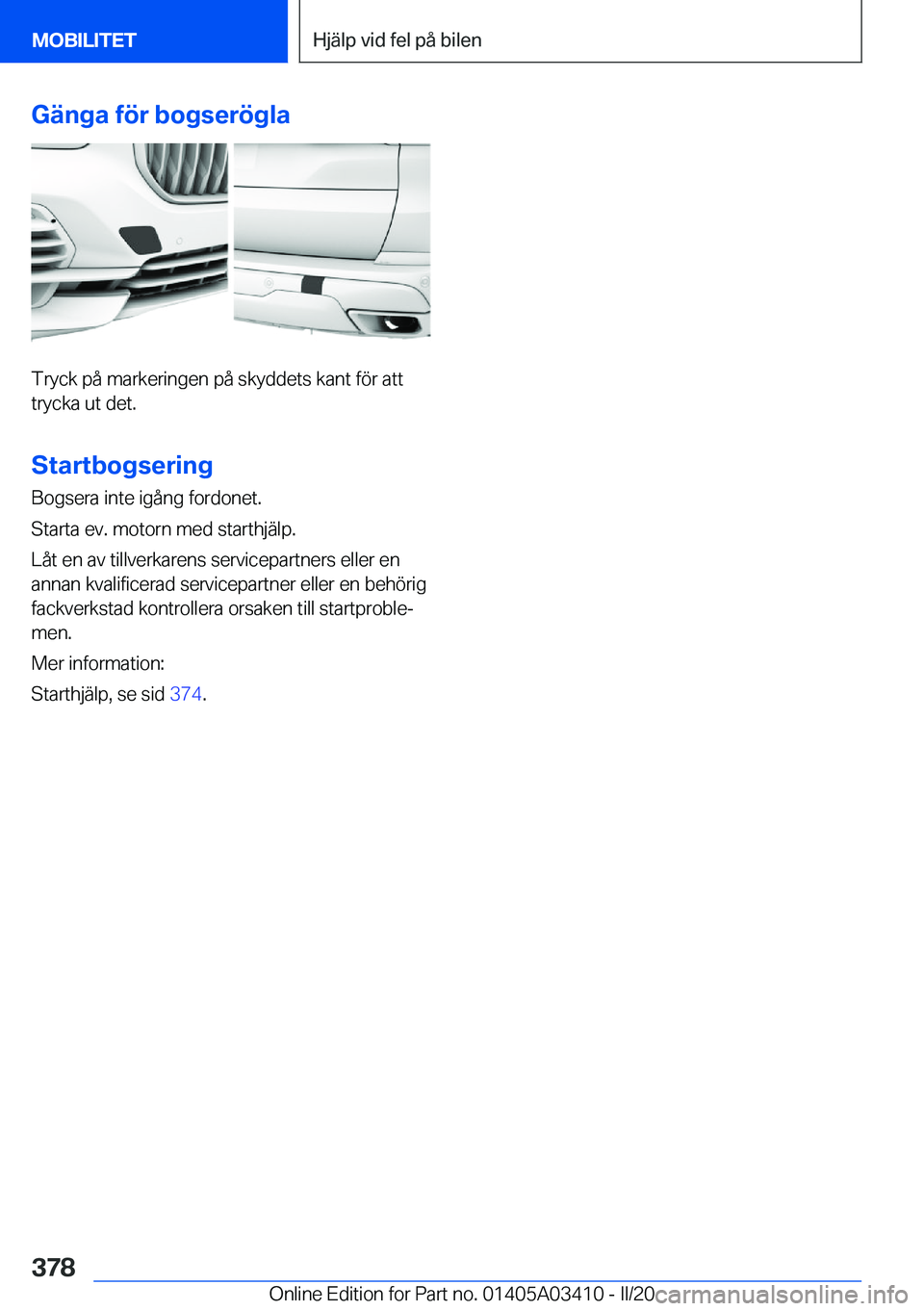 BMW X6 M 2020  InstruktionsbÖcker (in Swedish) �G�ä�n�g�a��f�