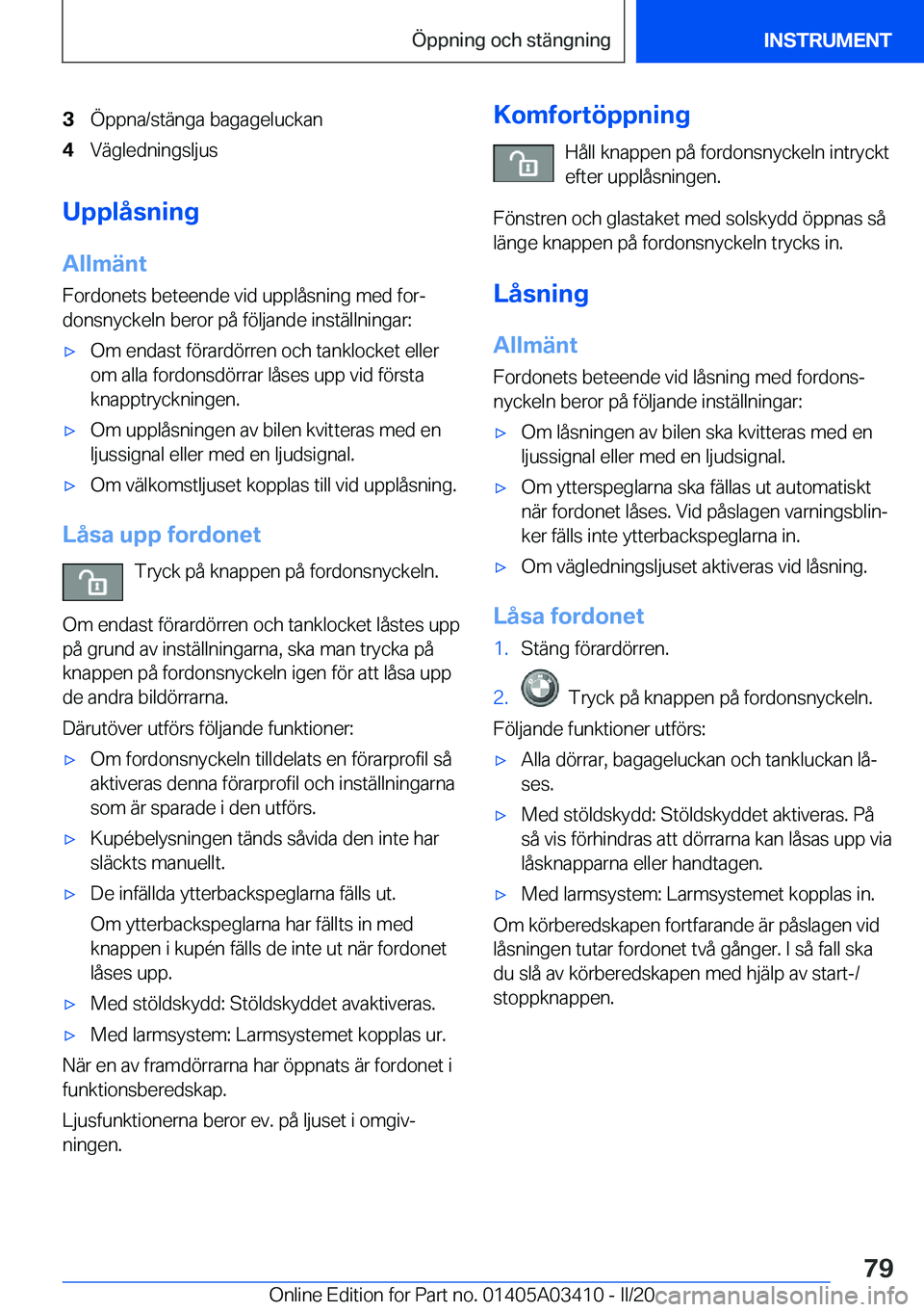 BMW X6 M 2020  InstruktionsbÖcker (in Swedish) �3�