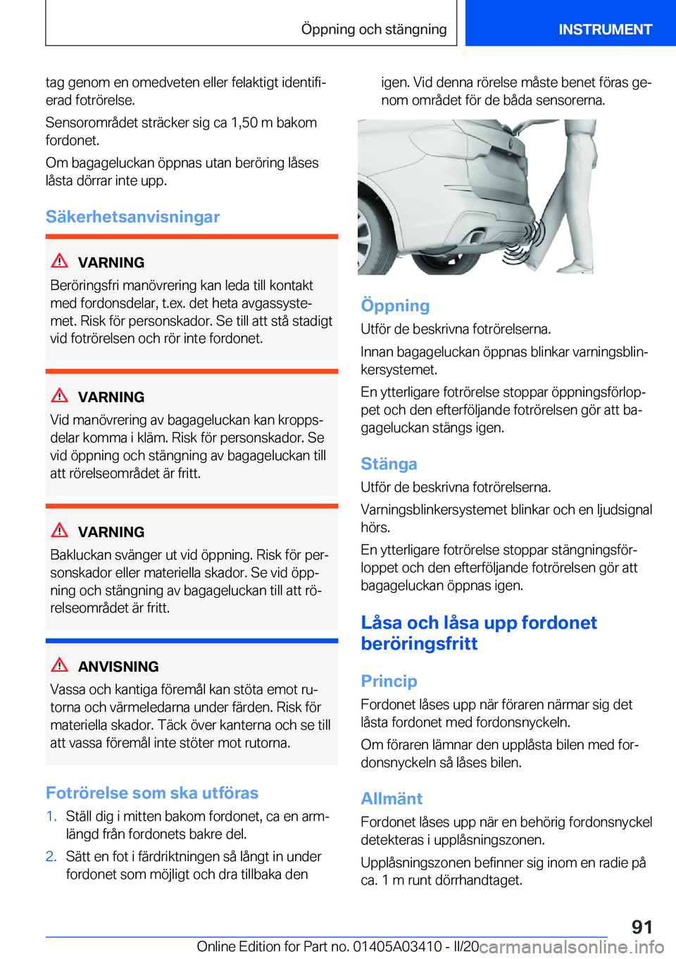 BMW X6 M 2020  InstruktionsbÖcker (in Swedish) �t�a�g��g�e�n�o�m��e�n��o�m�e�d�v�e�t�e�n��e�l�l�e�r��f�e�l�a�k�t�i�g�t��i�d�e�n�t�i�f�ij
�e�r�a�d��f�o�t�r�