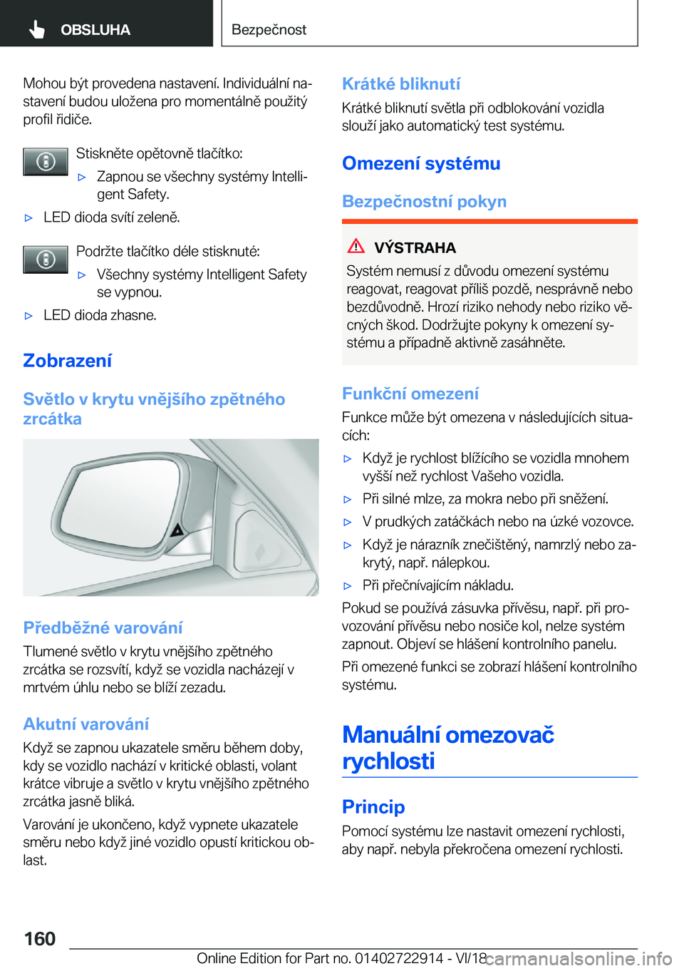 BMW X6 M 2019  Návod na použití (in Czech) �M�o�h�o�u��b�