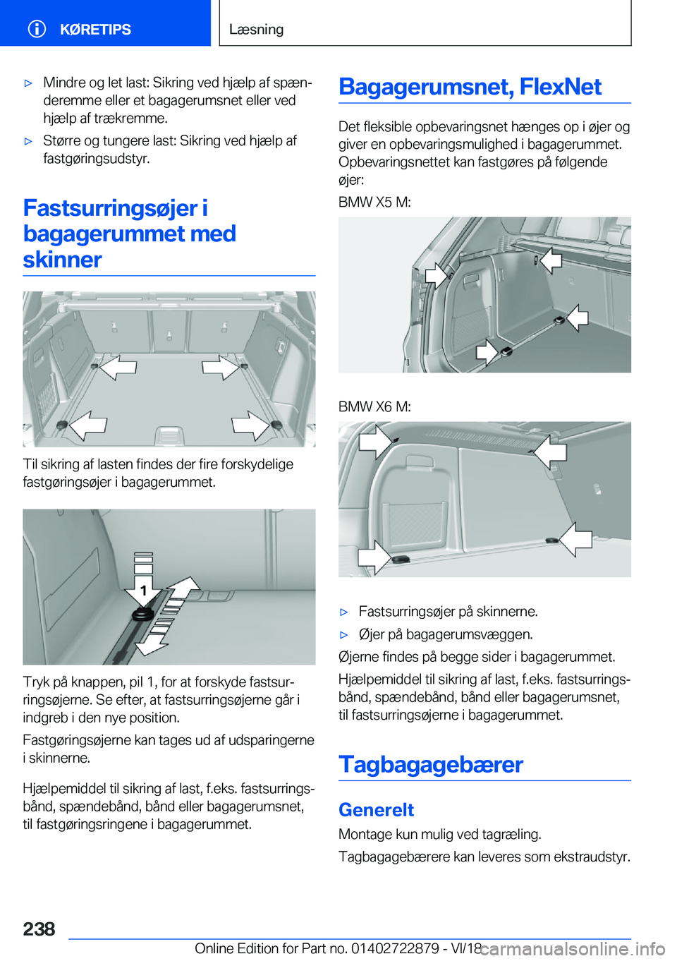 BMW X6 M 2019  InstruktionsbØger (in Danish) 'x�M�i�n�d�r�e��o�g��l�e�t��l�a�s�t�:��S�i�k�r�i�n�g��v�e�d��h�j�æ�l�p��a�f��s�p�æ�nj
�d�e�r�e�m�m�e��e�l�l�e�r��e�t��b�a�g�a�g�e�r�u�m�s�n�e�t��e�l�l�e�r��v�e�d
�h�j�æ�l�p��a�f�