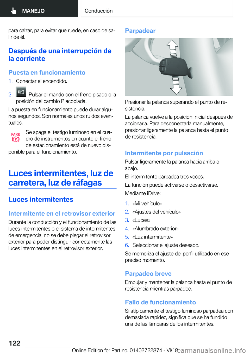 BMW X6 M 2019  Manuales de Empleo (in Spanish) �p�a�r�a��c�a�l�z�a�r�,��p�a�r�a��e�v�i�t�a�r��q�u�e��r�u�e�d�e�,��e�n��c�a�s�o��d�e��s�aª�l�i�r��d�e��