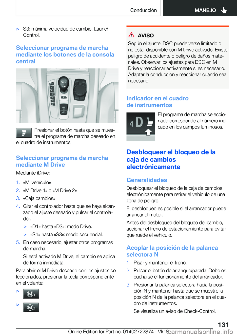 BMW X6 M 2019  Manuales de Empleo (in Spanish) x�S�3�:��m�