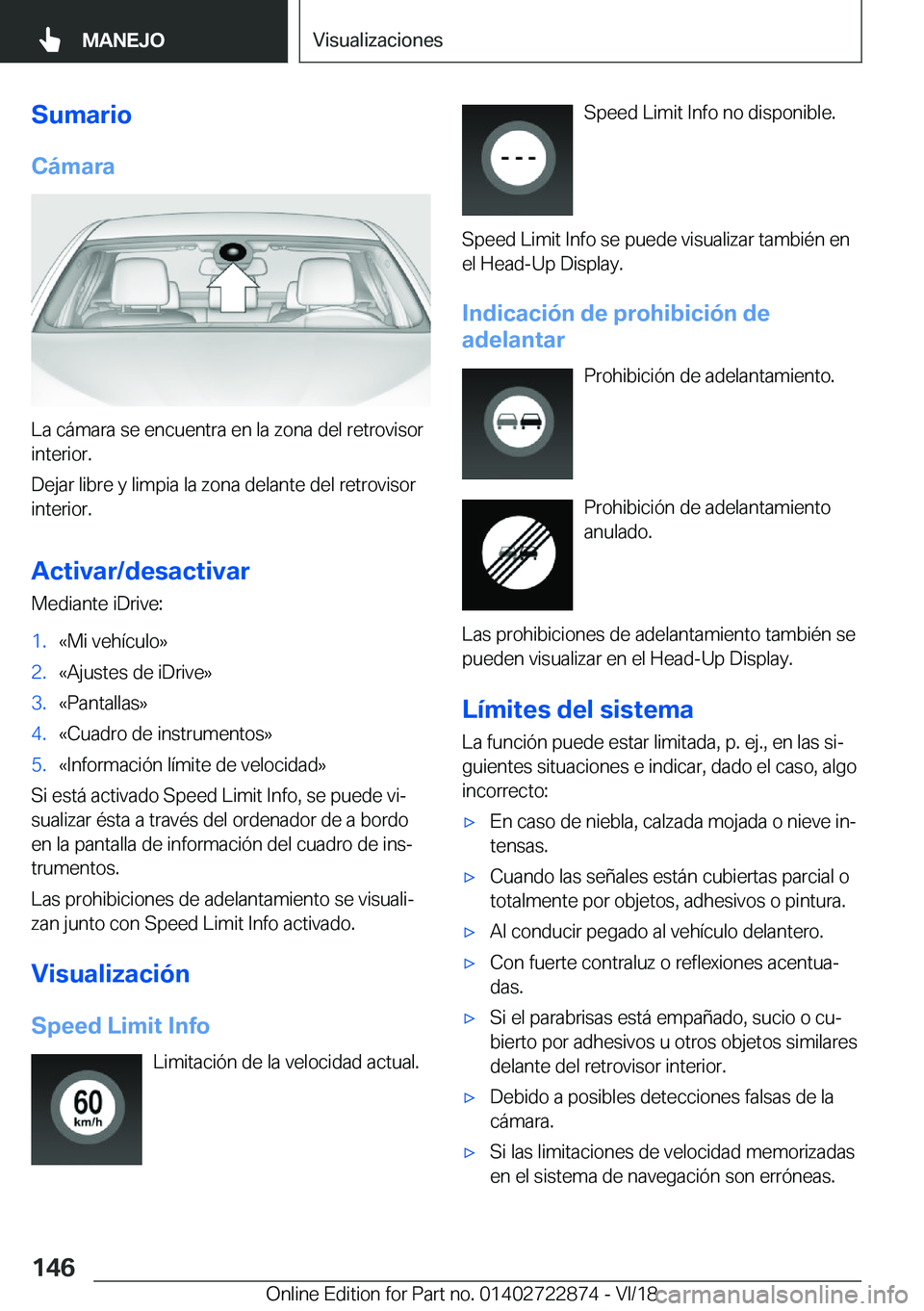 BMW X6 M 2019  Manuales de Empleo (in Spanish) �S�u�m�a�r�i�o�C�