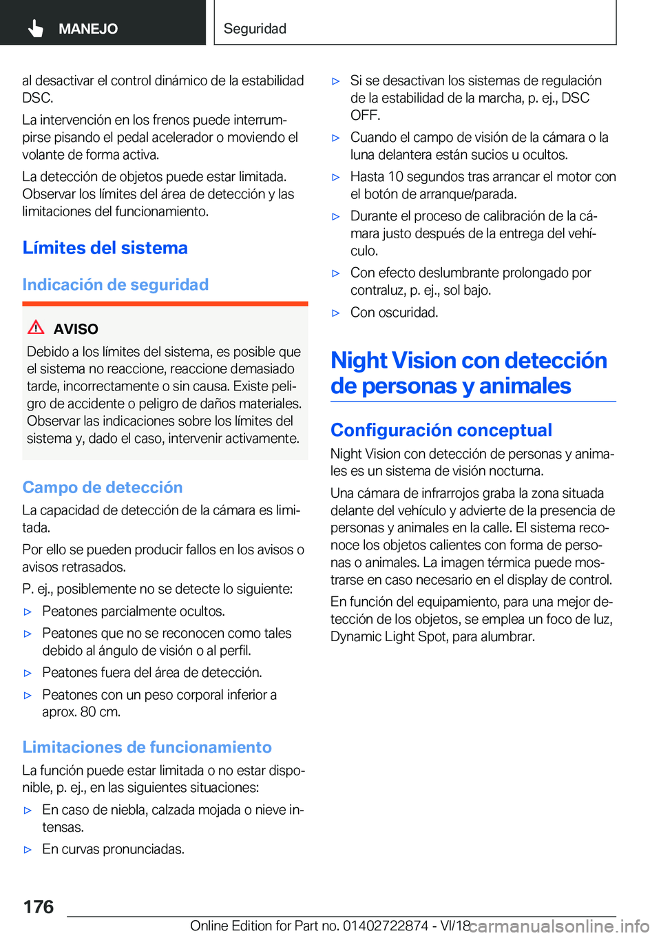 BMW X6 M 2019  Manuales de Empleo (in Spanish) �a�l��d�e�s�a�c�t�i�v�a�r��e�l��c�o�n�t�r�o�l��d�i�n�