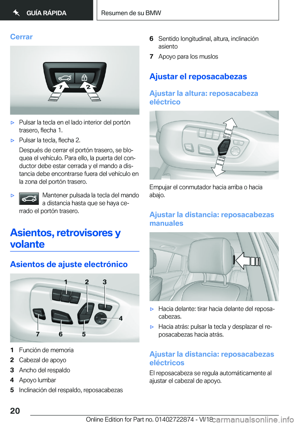 BMW X6 M 2019  Manuales de Empleo (in Spanish) �C�e�r�r�a�rx�P�u�l�s�a�r��l�a��t�e�c�l�a��e�n��e�l��l�a�d�o��i�n�t�e�r�i�o�r��d�e�l��p�o�r�t�