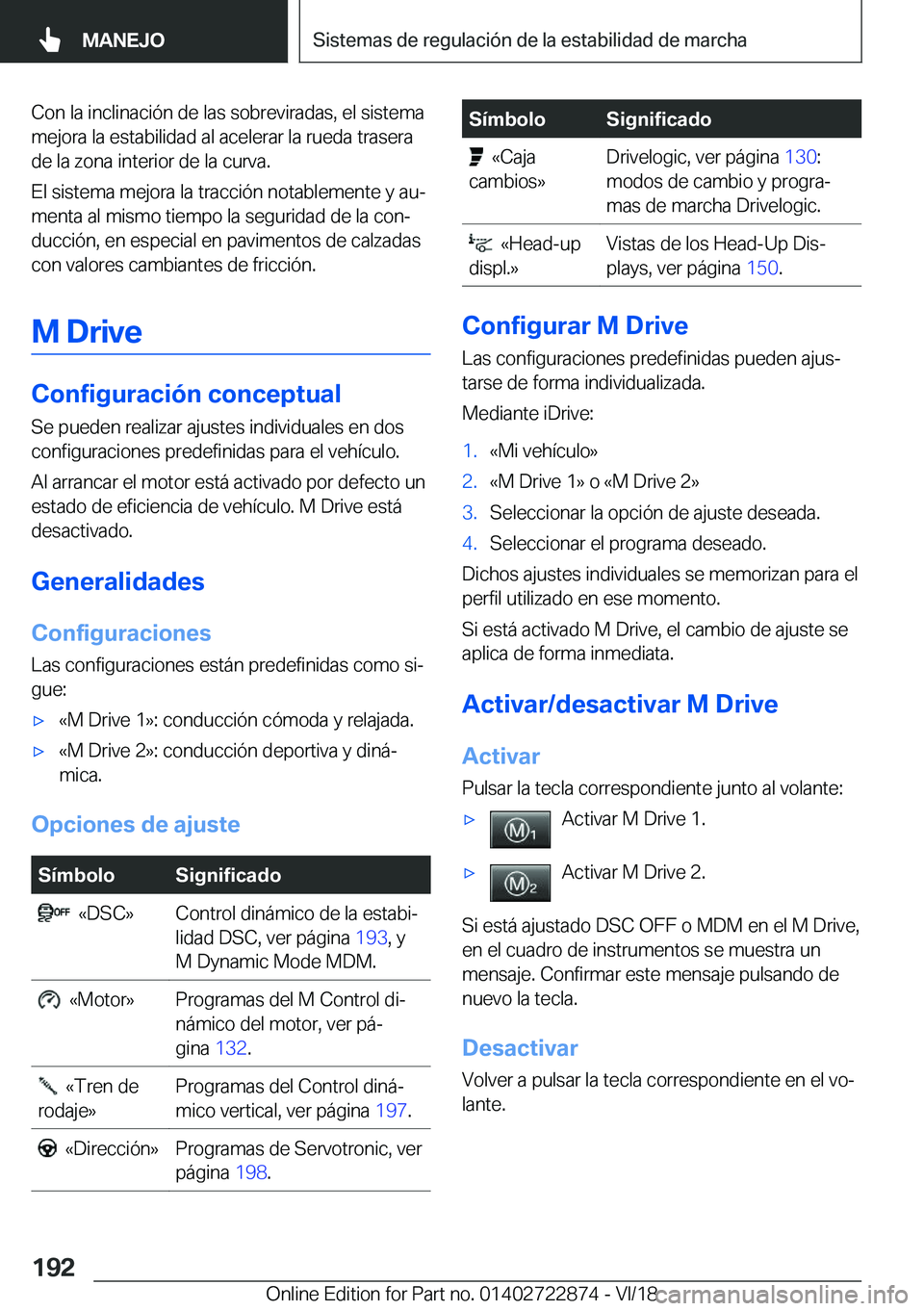 BMW X6 M 2019  Manuales de Empleo (in Spanish) �C�o�n��l�a��i�n�c�l�i�n�a�c�i�