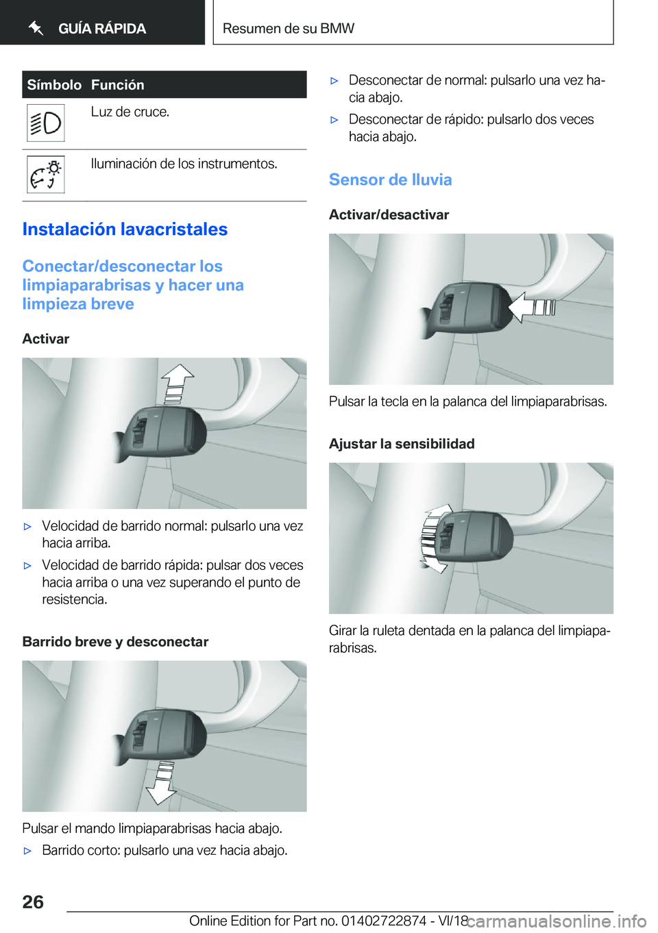 BMW X6 M 2019  Manuales de Empleo (in Spanish) �S�