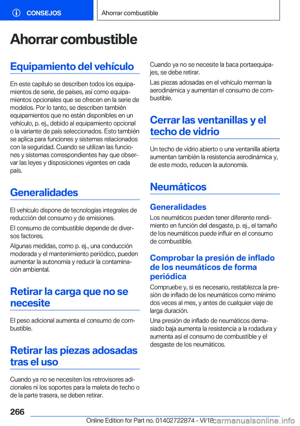 BMW X6 M 2019  Manuales de Empleo (in Spanish) �A�h�o�r�r�a�r��c�o�m�b�u�s�t�i�b�l�e�E�q�u�i�p�a�m�i�e�n�t�o��d�e�l��v�e�h�