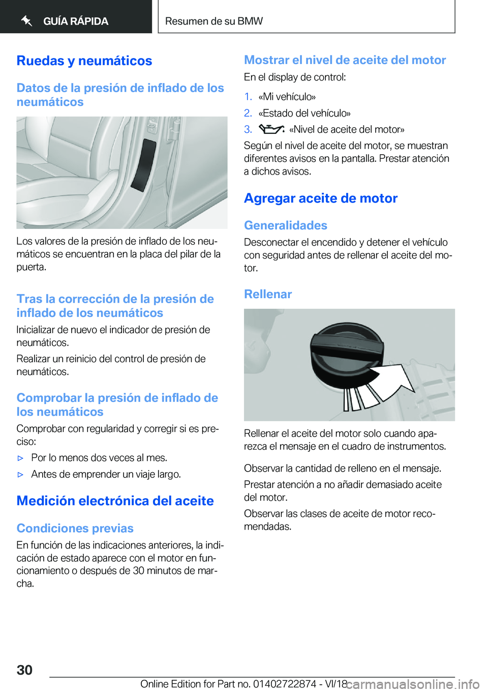 BMW X6 M 2019  Manuales de Empleo (in Spanish) �R�u�e�d�a�s��y��n�e�u�m�