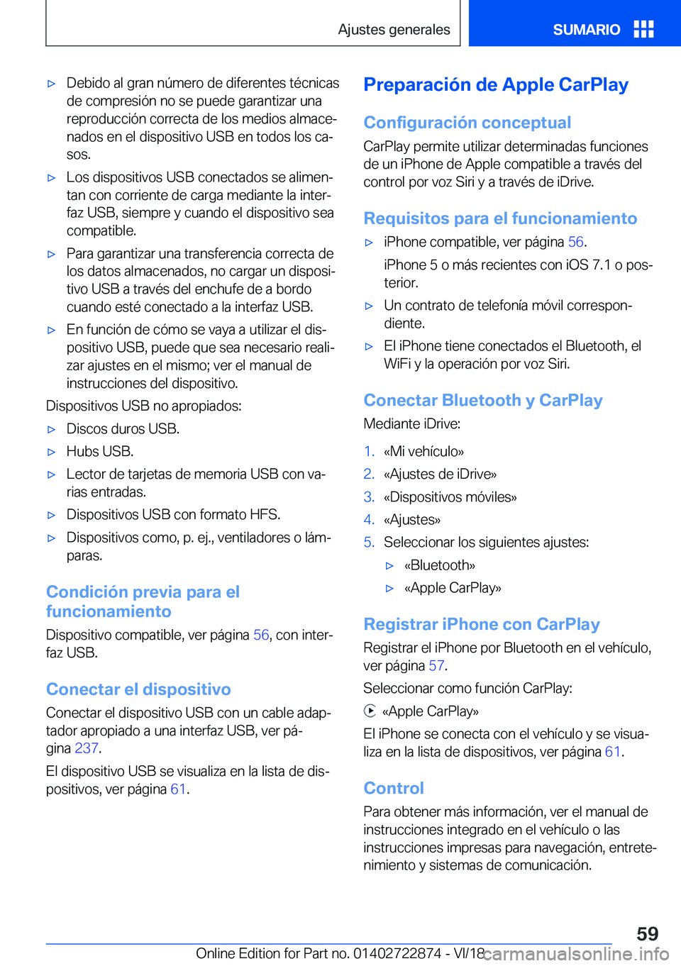 BMW X6 M 2019  Manuales de Empleo (in Spanish) x�D�e�b�i�d�o��a�l��g�r�a�n��n�