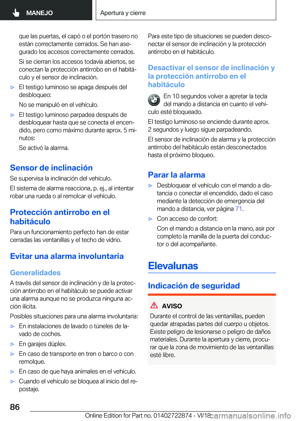 BMW X6 M 2019  Manuales de Empleo (in Spanish) �q�u�e��l�a�s��p�u�e�r�t�a�s�,��e�l��c�a�p�