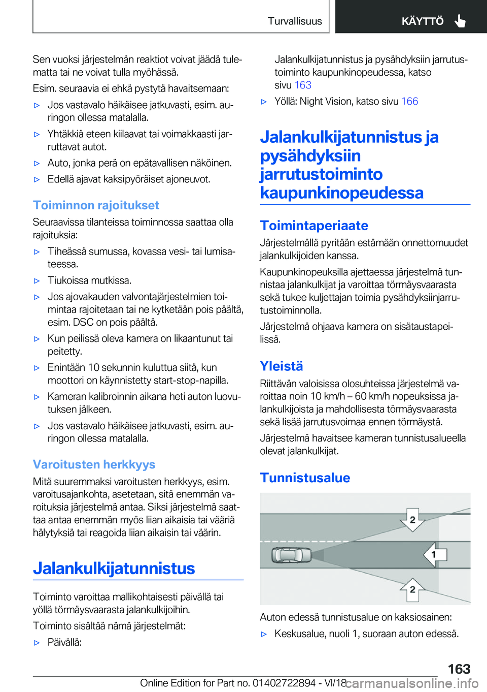 BMW X6 M 2019  Omistajan Käsikirja (in Finnish) �S�e�n��v�u�o�k�s�i��j�