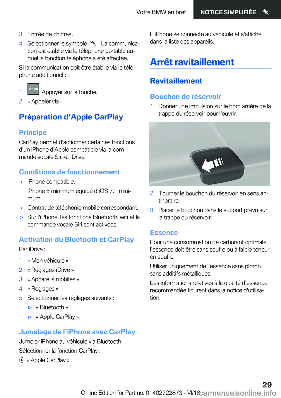 BMW X6 M 2019  Notices Demploi (in French) �3�.�E�n�t�r�é�e��d�e��c�h�i�f�f�r�e�s�.�4�.�S�é�l�e�c�t�i�o�n�n�e�r��l�e��s�y�m�b�o�l�e�����.��L�a��c�o�m�m�u�n�i�c�aj
�t�i�o�n��e�s�t��é�t�a�b�l�i�e��v�i�a��l�e��t�é�l�é�p�h�o�n