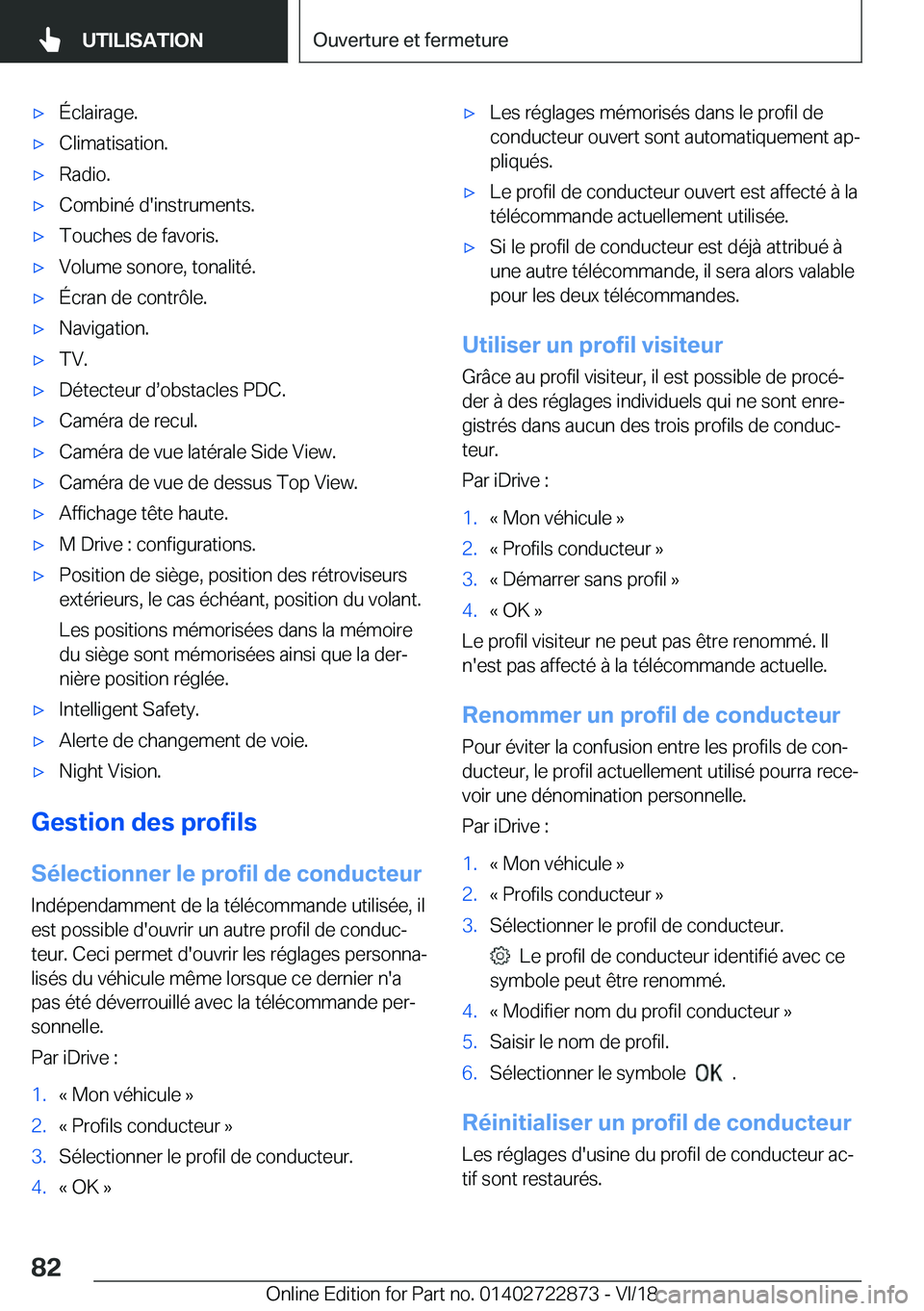 BMW X6 M 2019  Notices Demploi (in French) 'x�