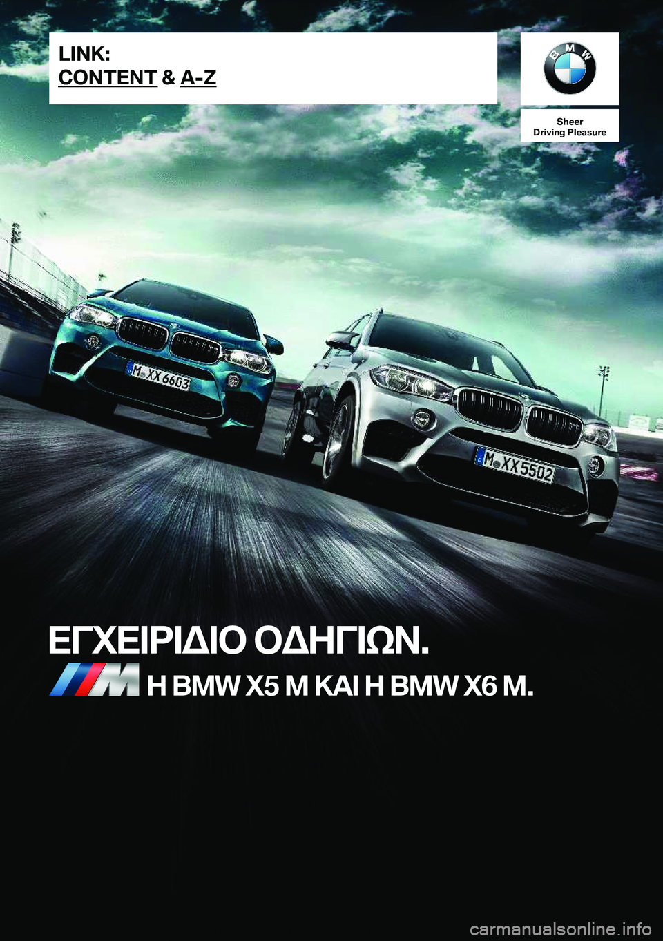 BMW X6 M 2019  ΟΔΗΓΌΣ ΧΡΉΣΗΣ (in Greek) 
