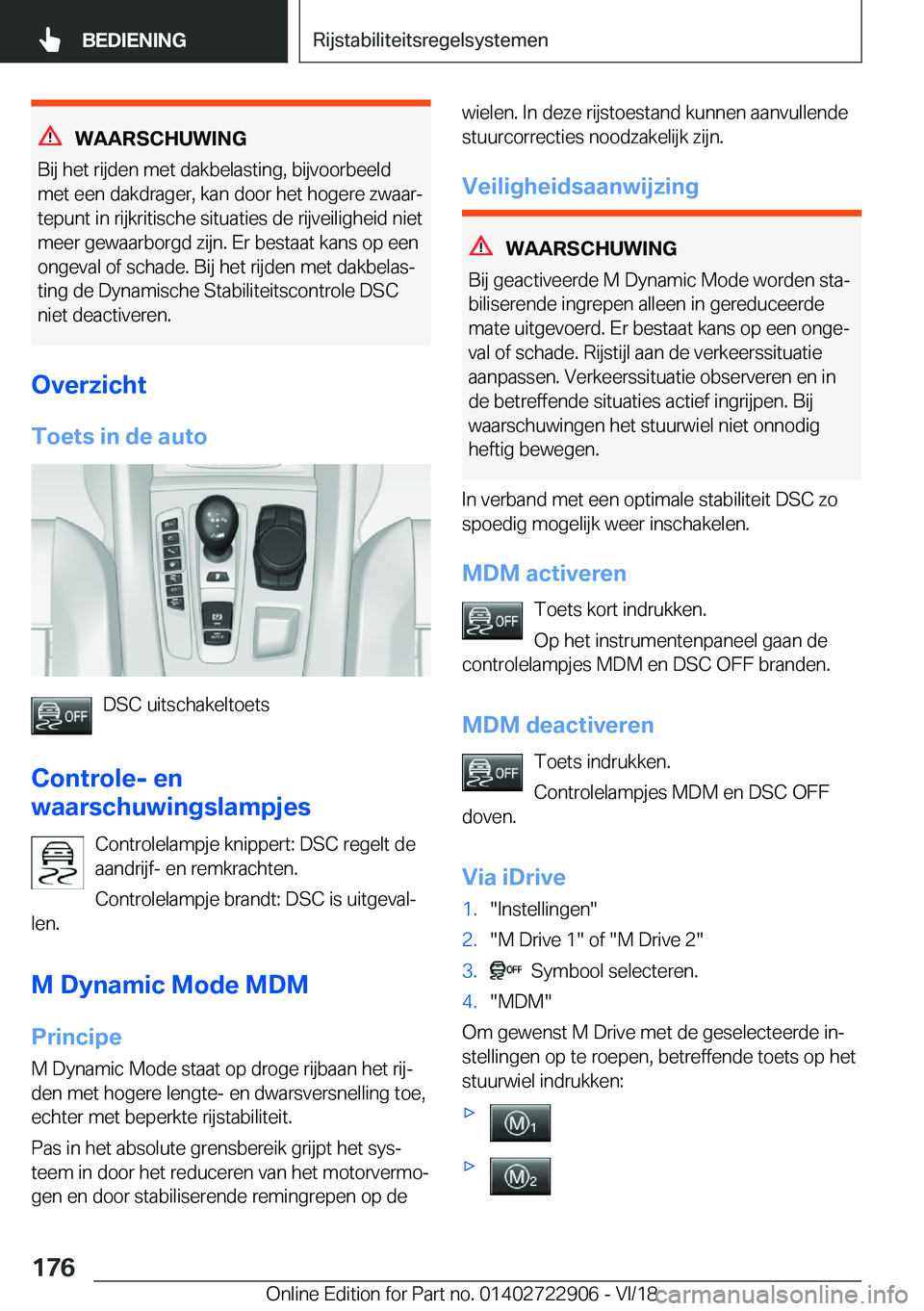 BMW X6 M 2019  Instructieboekjes (in Dutch) �W�A�A�R�S�C�H�U�W�I�N�G
�B�i�j��h�e�t��r�i�j�d�e�n��m�e�t��d�a�k�b�e�l�a�s�t�i�n�g�,��b�i�j�v�o�o�r�b�e�e�l�d �m�e�t��e�e�n��d�a�k�d�r�a�g�e�r�,��k�a�n��d�o�o�r��h�e�t��h�o�g�e�r�e��z�w�a