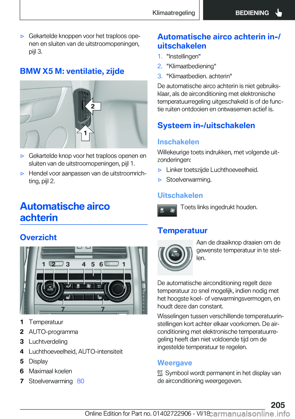 BMW X6 M 2019  Instructieboekjes (in Dutch) 'x�G�e�k�a�r�t�e�l�d�e��k�n�o�p�p�e�n��v�o�o�r��h�e�t��t�r�a�p�l�o�o�s��o�p�ej
�n�e�n��e�n��s�l�u�i�t�e�n��v�a�n��d�e��u�i�t�s�t�r�o�o�m�o�p�e�n�i�n�g�e�n�,
�p�i�j�l��3�.
�B�M�W��X�5�