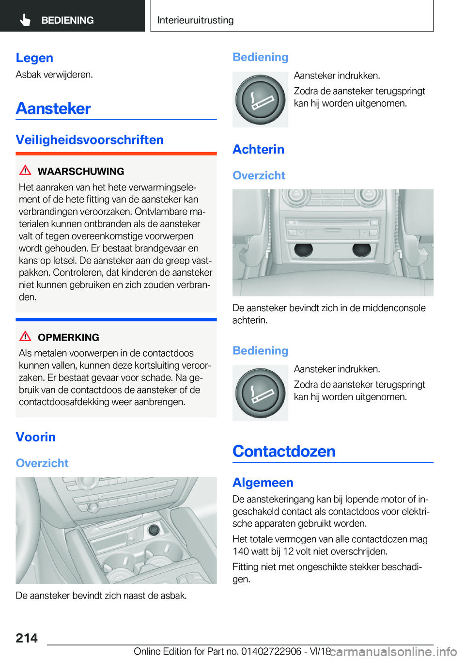 BMW X6 M 2019  Instructieboekjes (in Dutch) �L�e�g�e�n�A�s�b�a�k��v�e�r�w�i�j�d�e�r�e�n�.
�A�a�n�s�t�e�k�e�r
�V�e�i�l�i�g�h�e�i�d�s�v�o�o�r�s�c�h�r�i�f�t�e�n
�W�A�A�R�S�C�H�U�W�I�N�G
�H�e�t��a�a�n�r�a�k�e�n��v�a�n��h�e�t��h�e�t�e��v�e�r�w