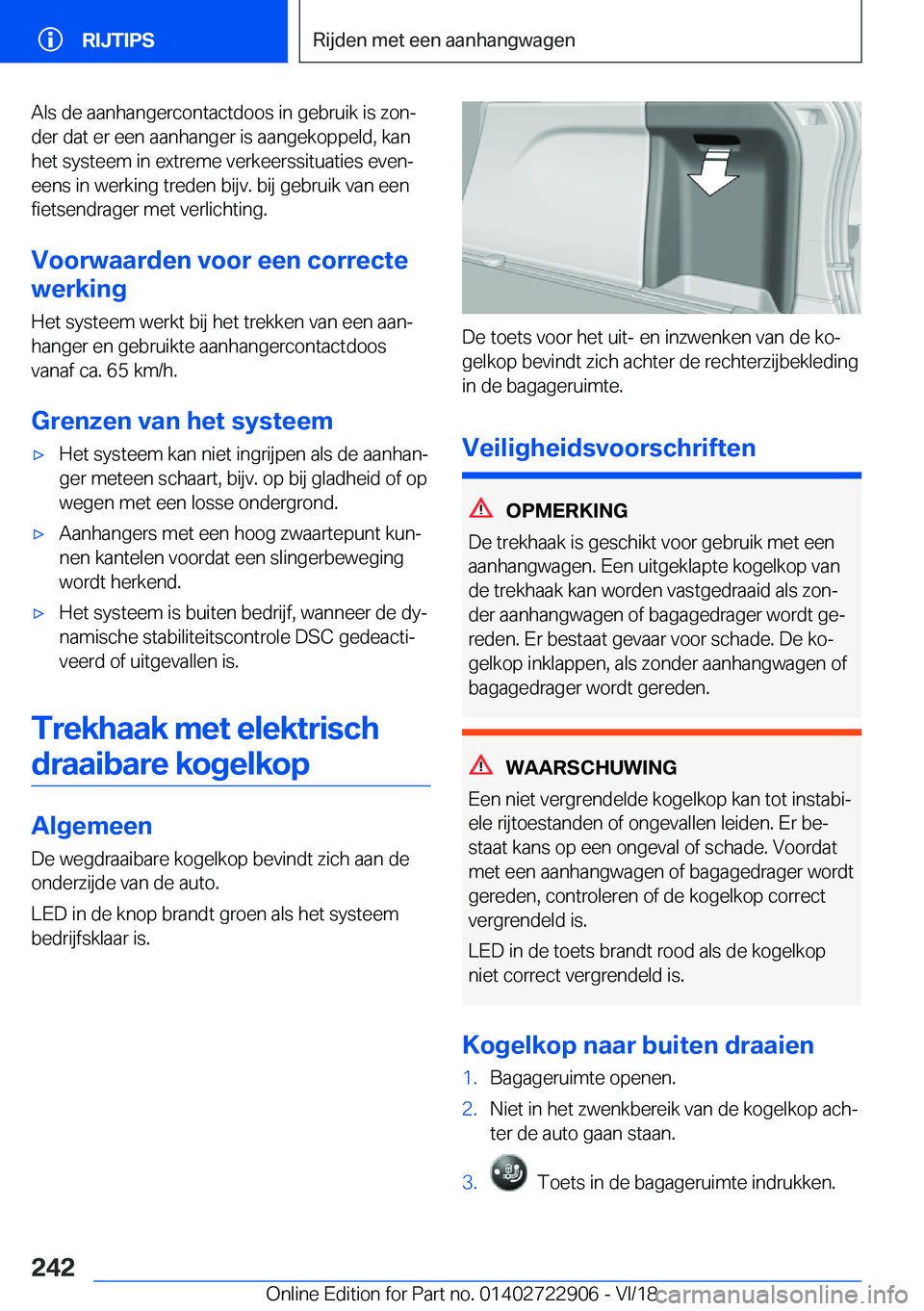 BMW X6 M 2019  Instructieboekjes (in Dutch) �A�l�s��d�e��a�a�n�h�a�n�g�e�r�c�o�n�t�a�c�t�d�o�o�s��i�n��g�e�b�r�u�i�k��i�s��z�o�nj
�d�e�r��d�a�t��e�r��e�e�n��a�a�n�h�a�n�g�e�r��i�s��a�a�n�g�e�k�o�p�p�e�l�d�,��k�a�n �h�e�t��s�y�s�t