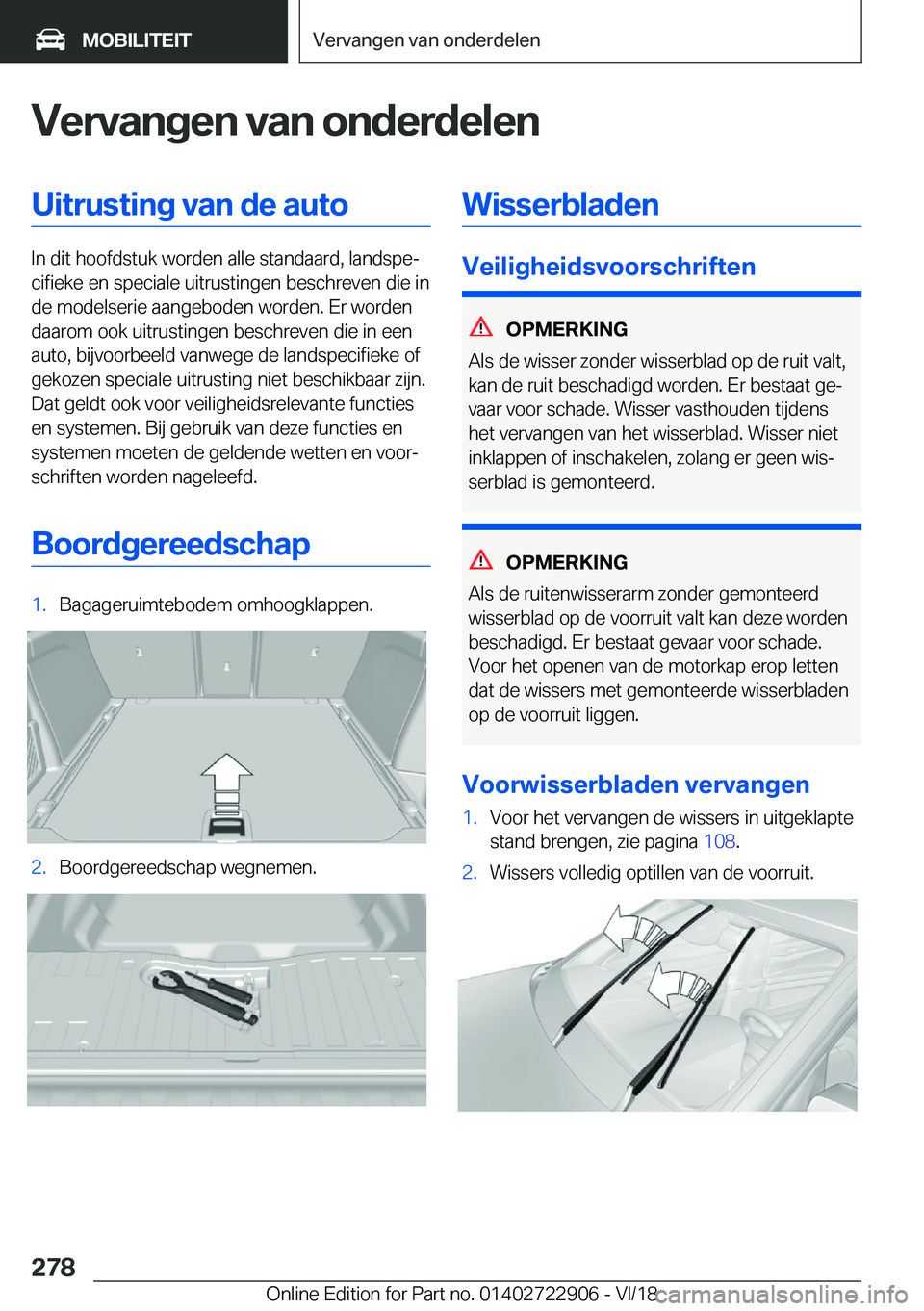 BMW X6 M 2019  Instructieboekjes (in Dutch) �V�e�r�v�a�n�g�e�n��v�a�n��o�n�d�e�r�d�e�l�e�n�U�i�t�r�u�s�t�i�n�g��v�a�n��d�e��a�u�t�o
�I�n��d�i�t��h�o�o�f�d�s�t�u�k��w�o�r�d�e�n��a�l�l�e��s�t�a�n�d�a�a�r�d�,��l�a�n�d�s�p�ej�c�i�f�i�e�