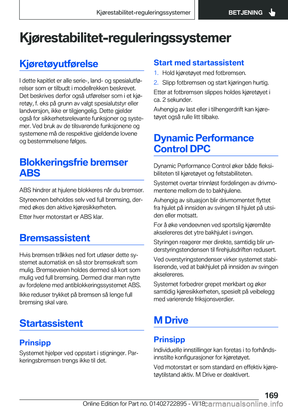 BMW X6 M 2019  InstruksjonsbØker (in Norwegian) �K�j�