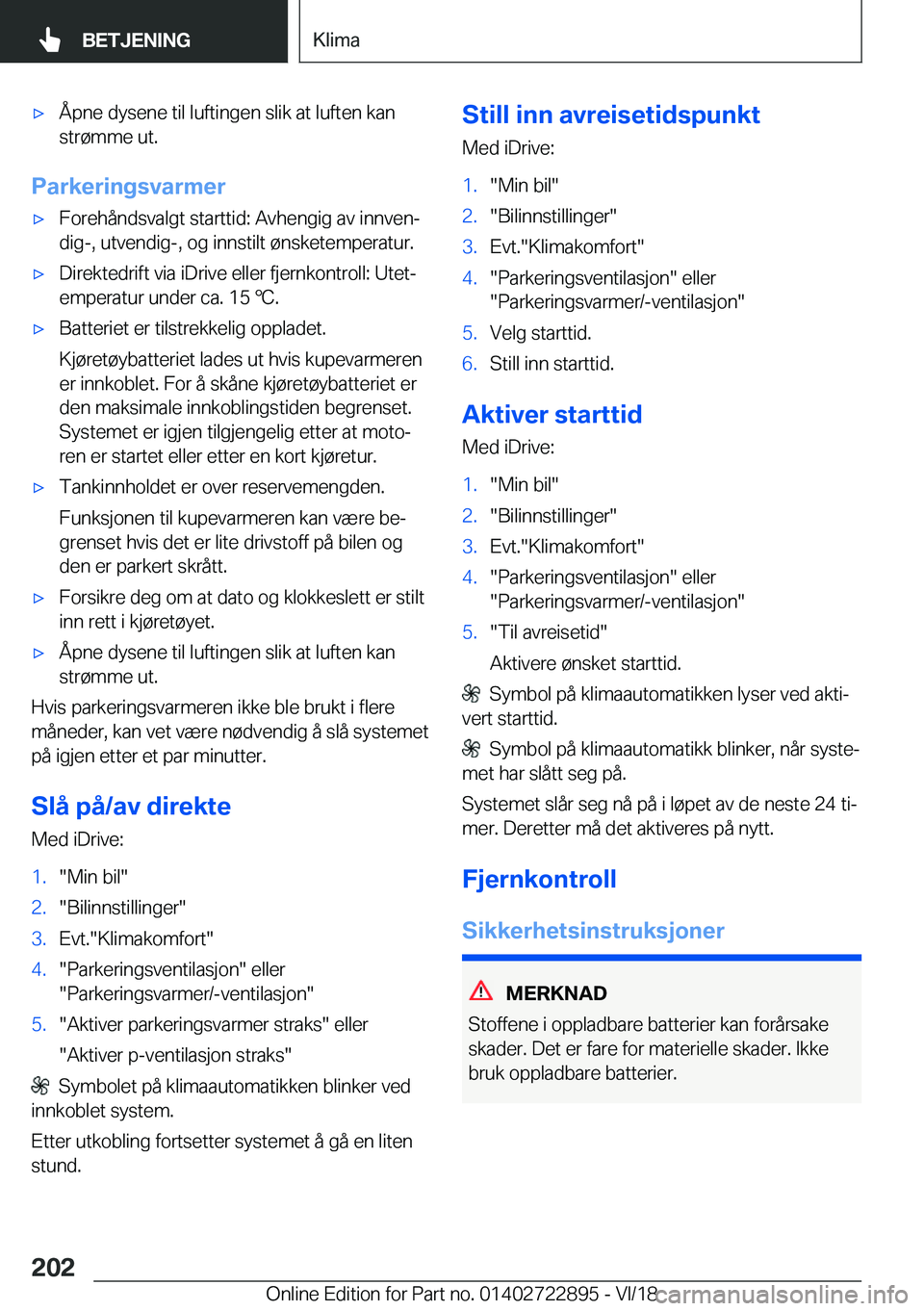BMW X6 M 2019  InstruksjonsbØker (in Norwegian) 'x�