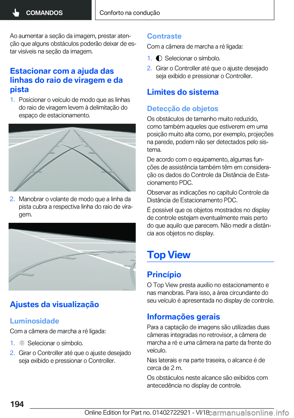 BMW X6 M 2019  Manual do condutor (in Portuguese) �A�o��a�u�m�e�n�t�a�r��a��s�e�
