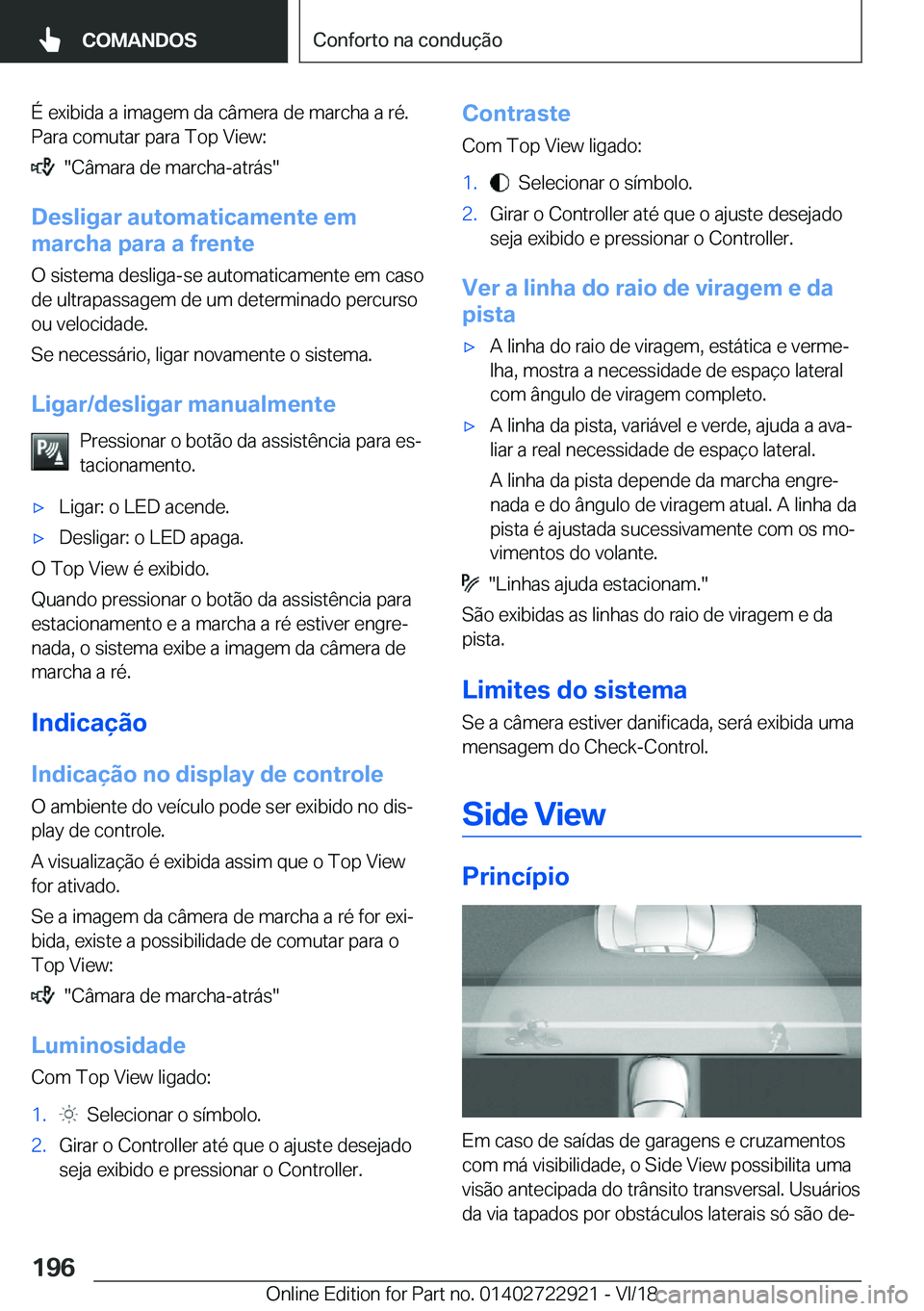 BMW X6 M 2019  Manual do condutor (in Portuguese) �