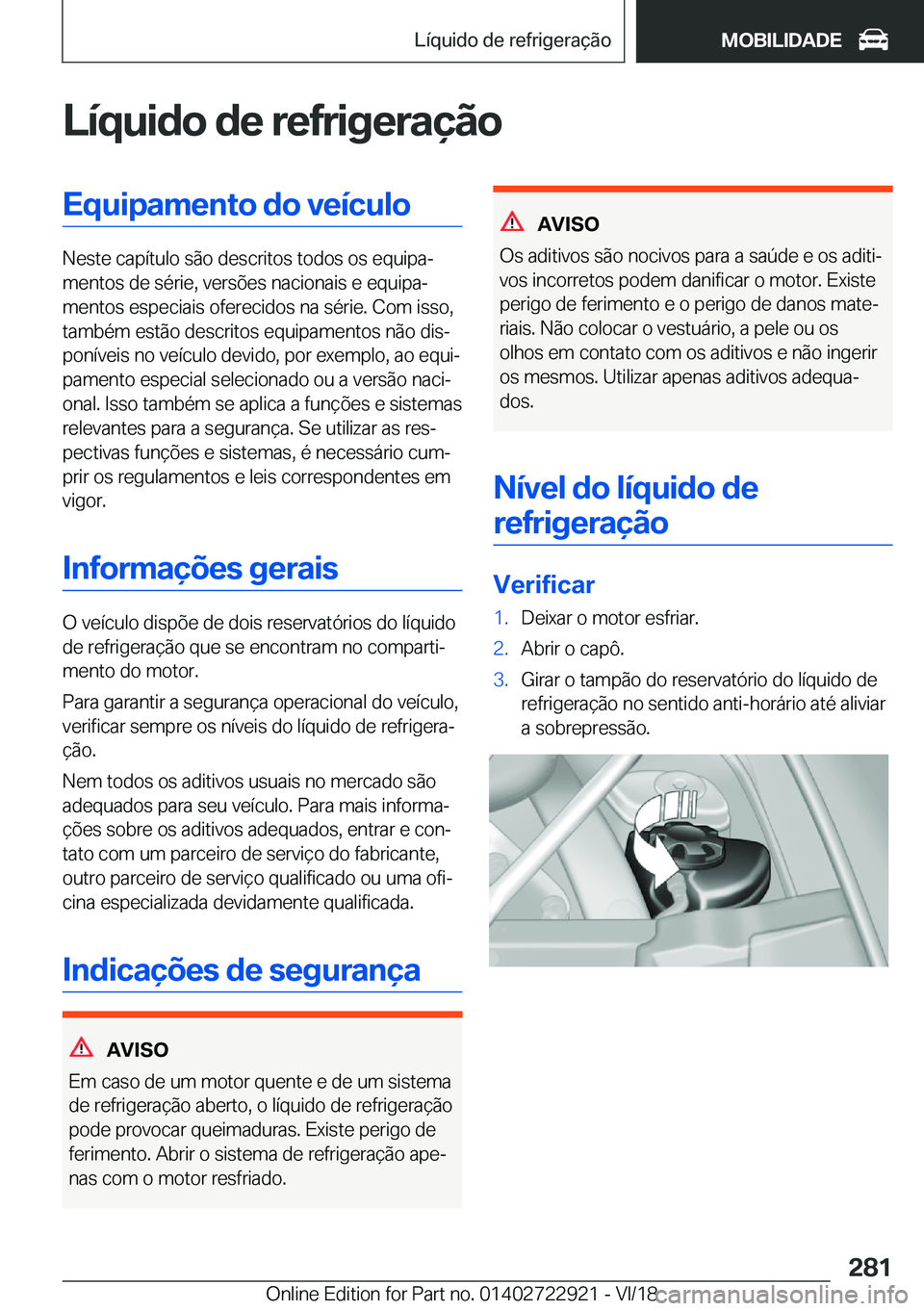 BMW X6 M 2019  Manual do condutor (in Portuguese) �L�