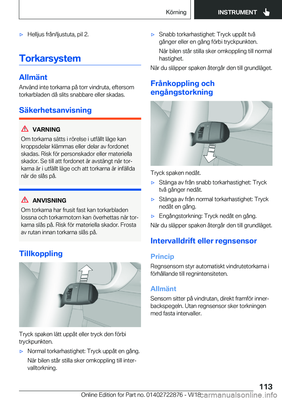 BMW X6 M 2019  InstruktionsbÖcker (in Swedish) 'x�H�e�l�l�j�u�s��f�r�å�n�/�l�j�u�s�t�u�t�a�,��p�i�l��2�.
�T�o�r�k�a�r�s�y�s�t�e�m
�A�l�l�m�ä�n�t�A�n�v�ä�n�d��i�n�t�e��t�o�r�k�a�r�n�a��p�å��t�o�r�r��v�i�n�d�r�u�t�a�,��e�f�t�e�r�s�o