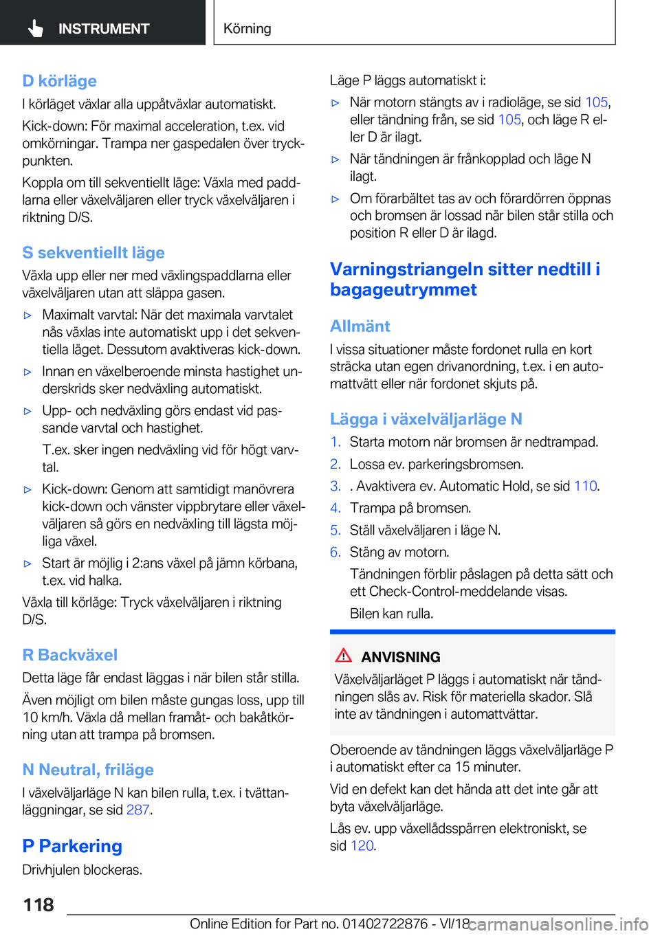 BMW X6 M 2019  InstruktionsbÖcker (in Swedish) �D��k�