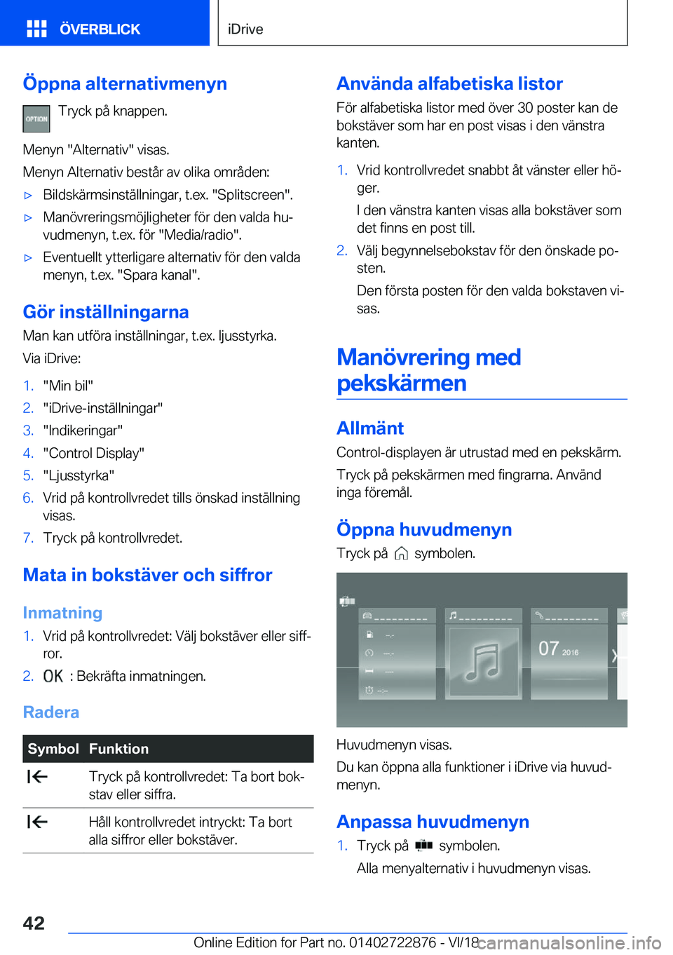 BMW X6 M 2019  InstruktionsbÖcker (in Swedish) �