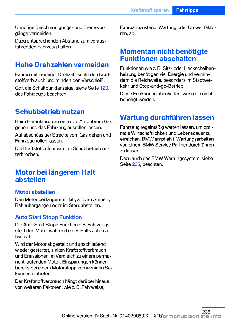 BMW X6 M 2018  Betriebsanleitungen (in German) �U�n�n�