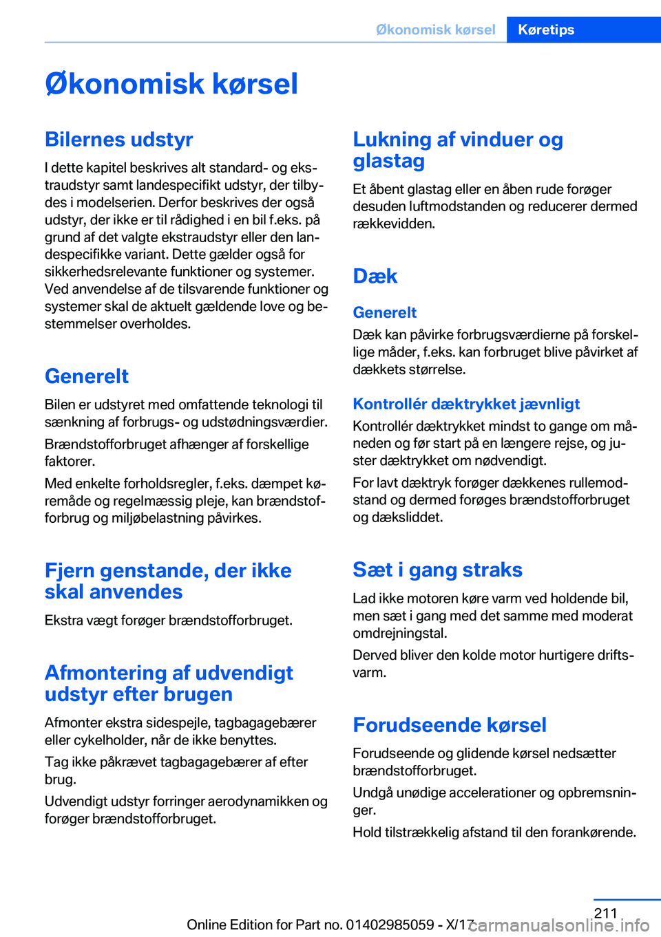 BMW X6 M 2018  InstruktionsbØger (in Danish) �