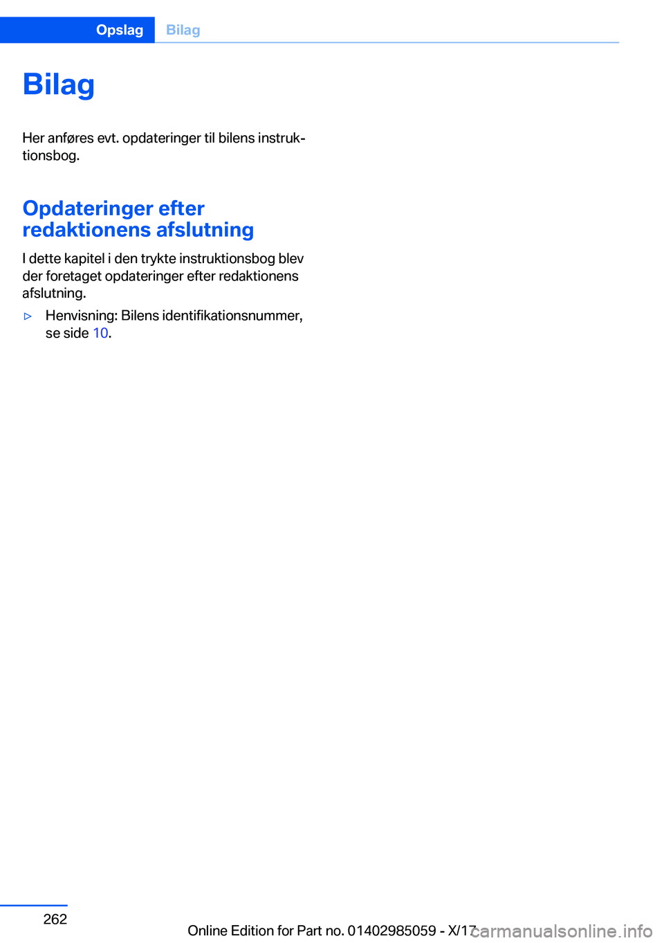 BMW X6 M 2018  InstruktionsbØger (in Danish) �B�i�l�a�g�H�e�r� �a�n�f�