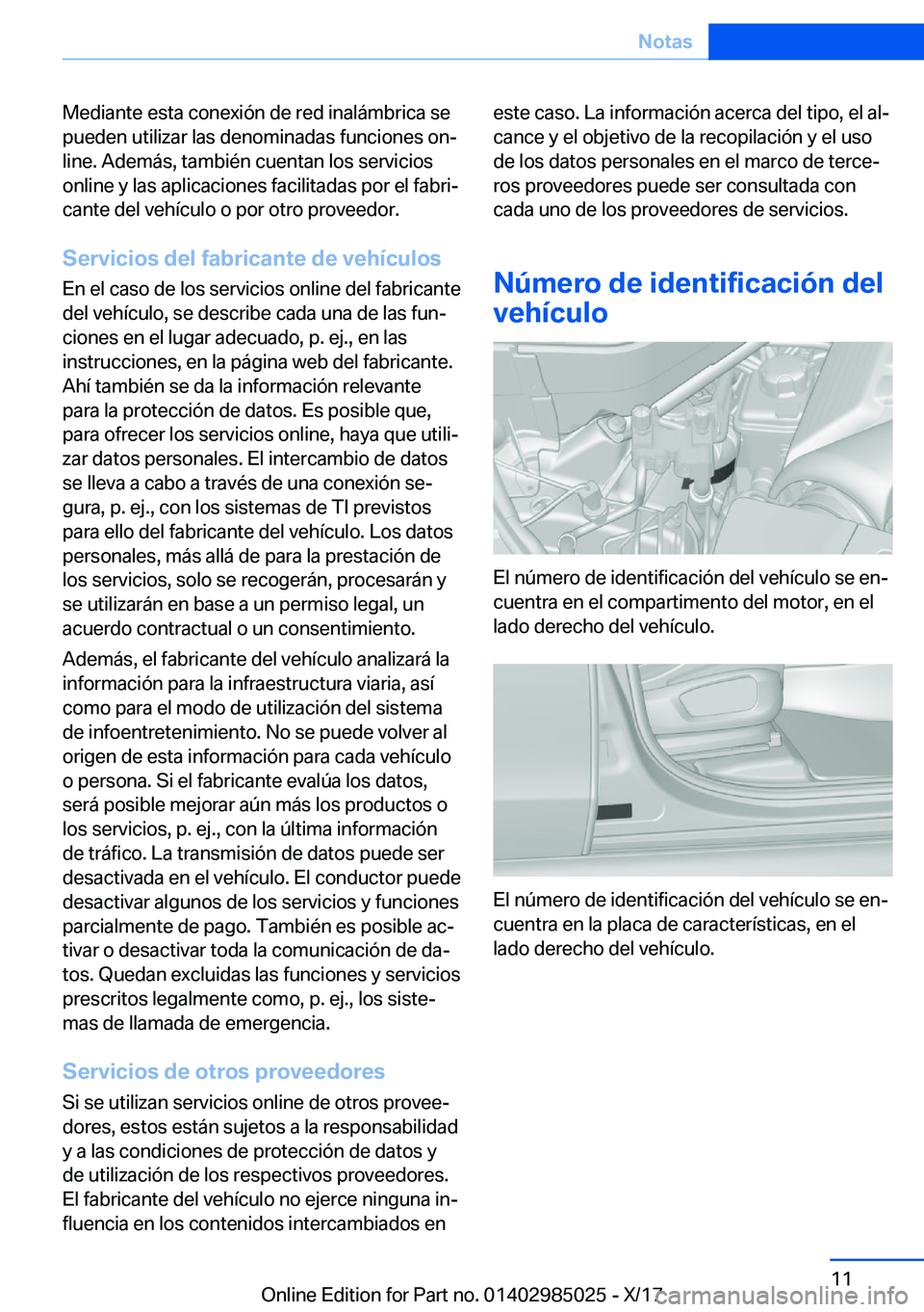 BMW X6 M 2018  Manuales de Empleo (in Spanish) �M�e�d�i�a�n�t�e� �e�s�t�a� �c�o�n�e�x�i�