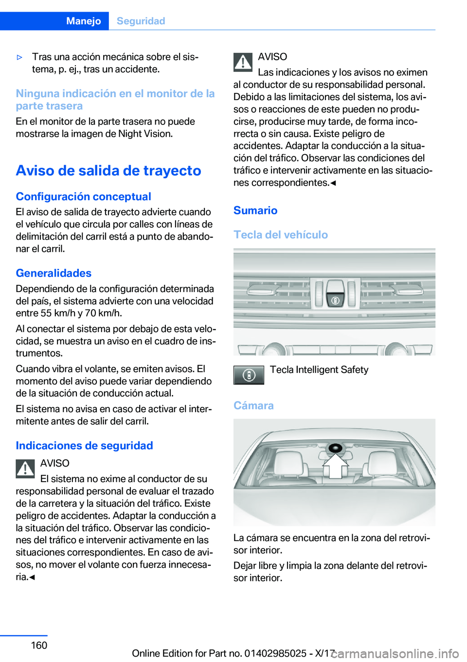 BMW X6 M 2018  Manuales de Empleo (in Spanish) y�T�r�a�s� �u�n�a� �a�c�c�i�