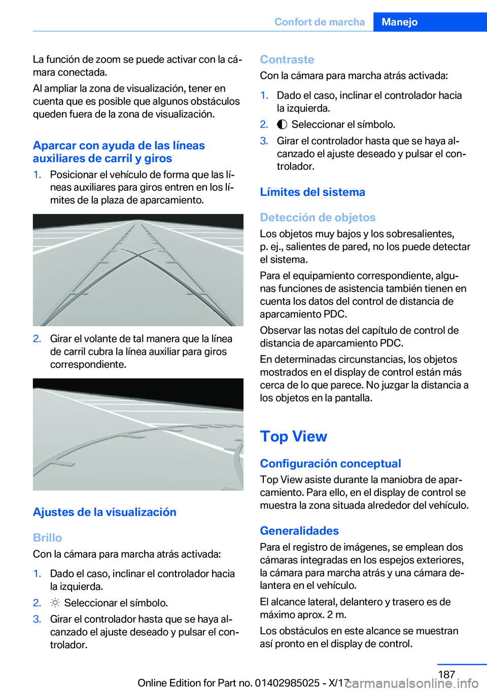 BMW X6 M 2018  Manuales de Empleo (in Spanish) �L�a� �f�u�n�c�i�