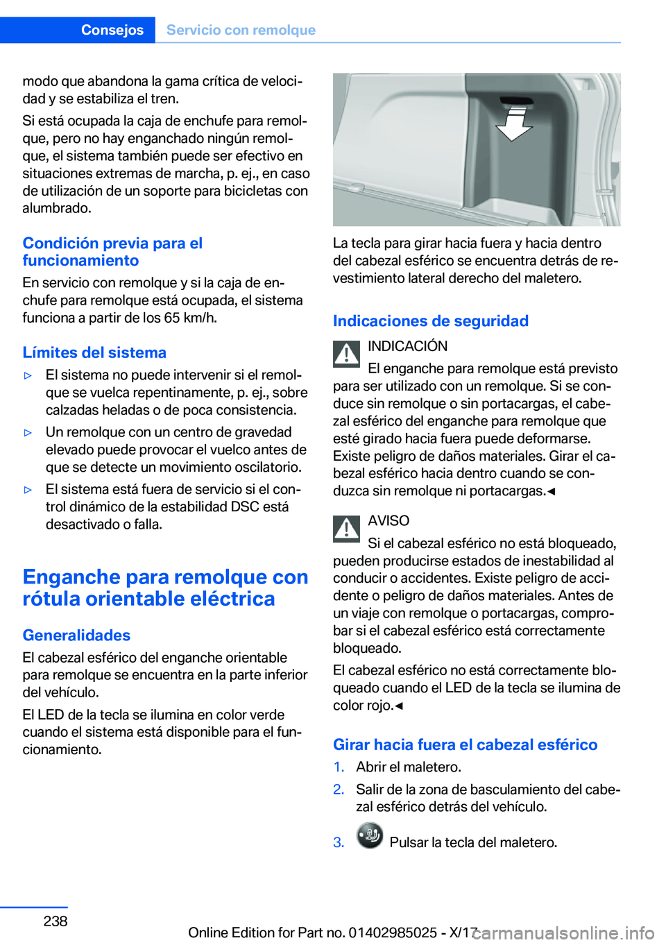 BMW X6 M 2018  Manuales de Empleo (in Spanish) �m�o�d�o� �q�u�e� �a�b�a�n�d�o�n�a� �l�a� �g�a�m�a� �c�r�
