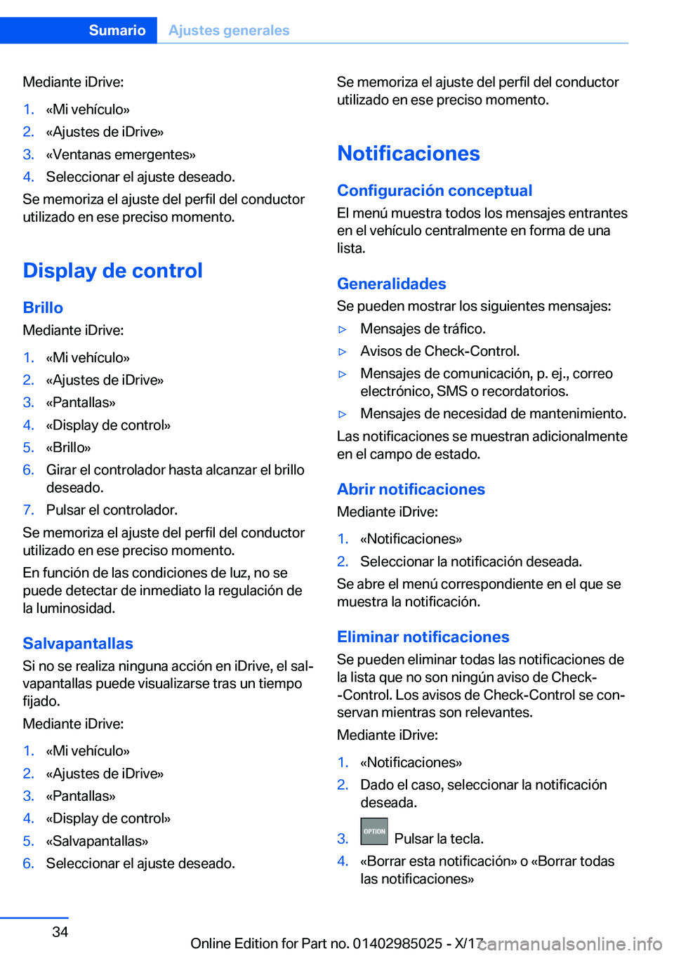 BMW X6 M 2018  Manuales de Empleo (in Spanish) �M�e�d�i�a�n�t�e� �i�D�r�i�v�e�:�1�.�«�M�i� �v�e�h�
