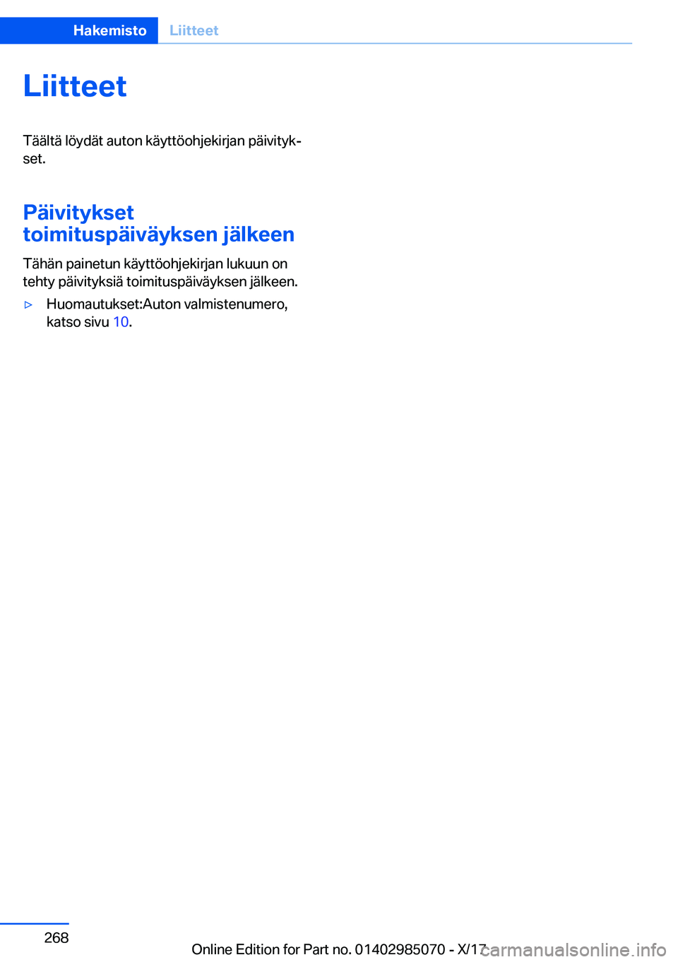 BMW X6 M 2018  Omistajan Käsikirja (in Finnish) �L�i�i�t�t�e�e�t�T�