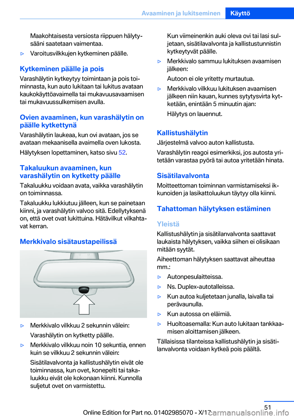 BMW X6 M 2018  Omistajan Käsikirja (in Finnish) �M�a�a�k�o�h�t�a�i�s�e�s�t�a� �v�e�r�s�i�o�s�t�a� �r�i�i�p�p�u�e�n� �h�