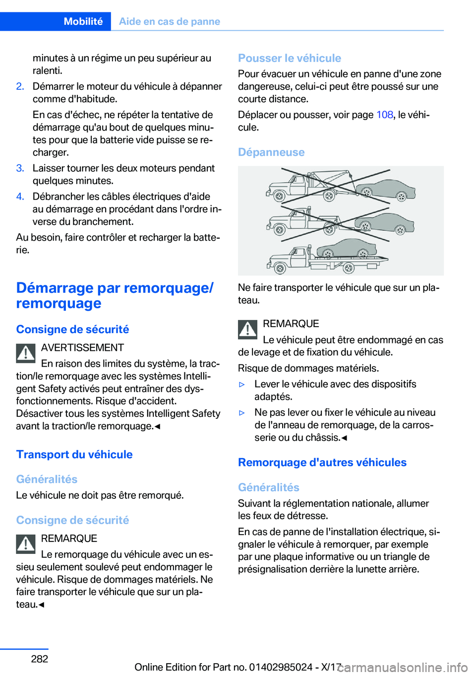 BMW X6 M 2018  Notices Demploi (in French) �m�i�n�u�t�e�s� �