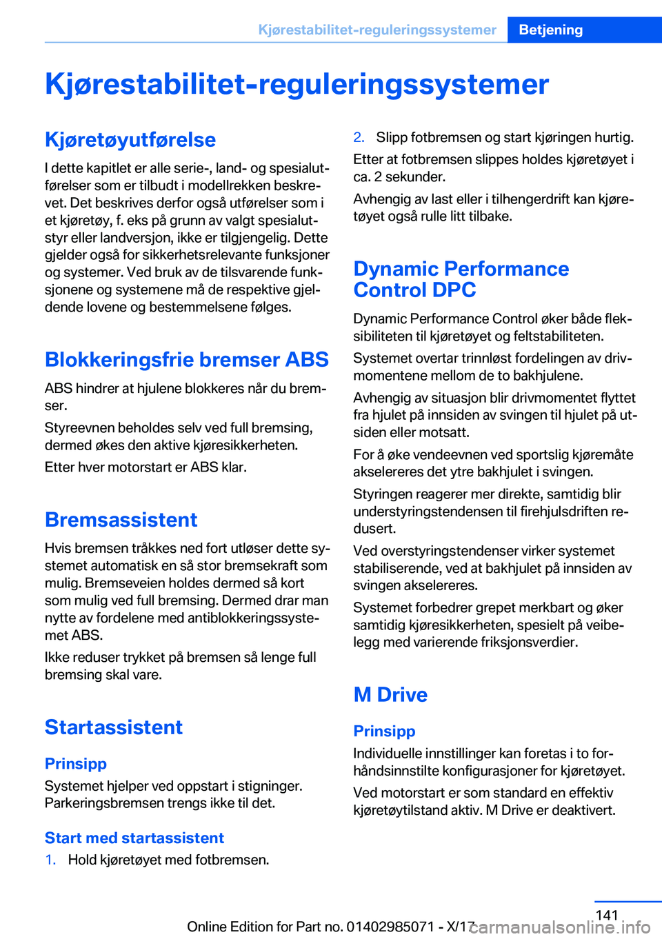 BMW X6 M 2018  InstruksjonsbØker (in Norwegian) �K�j�