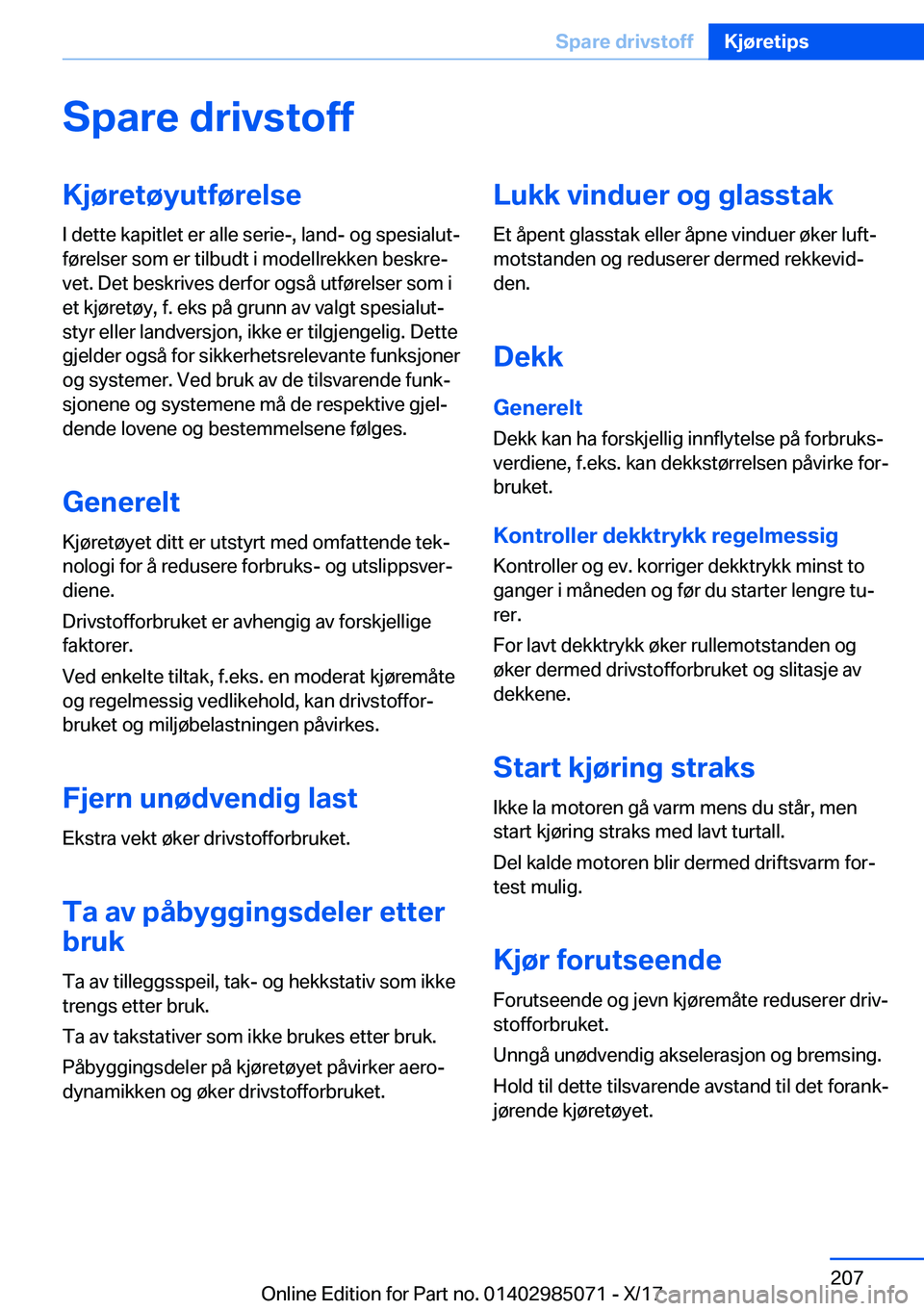 BMW X6 M 2018  InstruksjonsbØker (in Norwegian) �S�p�a�r�e��d�r�i�v�s�t�o�f�f�K�j�