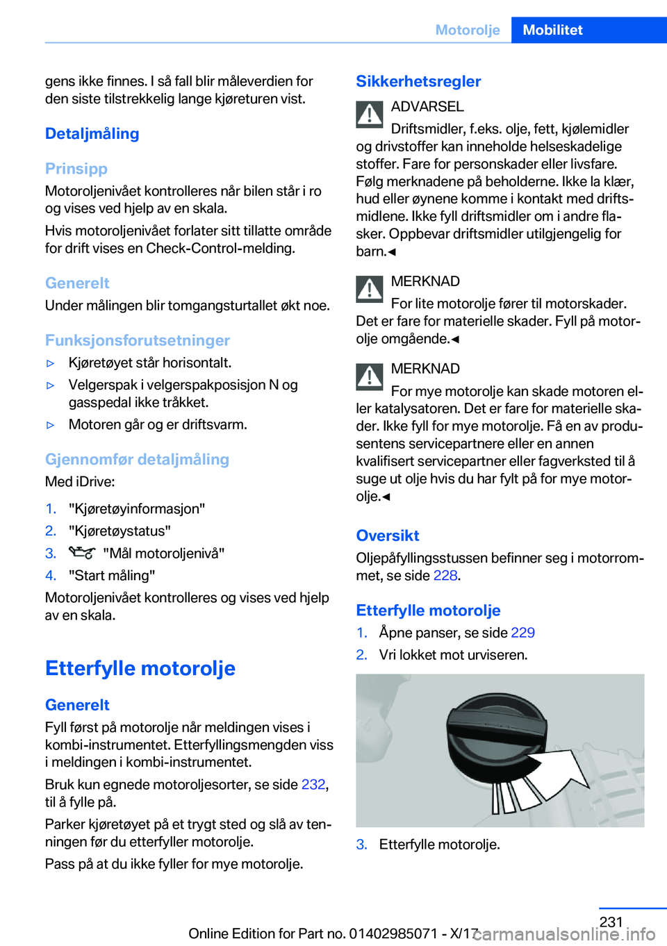 BMW X6 M 2018  InstruksjonsbØker (in Norwegian) �g�e�n�s� �i�k�k�e� �f�i�n�n�e�s�.� �I� �s�å� �f�a�l�l� �b�l�i�r� �m�å�l�e�v�e�r�d�i�e�n� �f�o�r�d�e�n� �s�i�s�t�e� �t�i�l�s�t�r�e�k�k�e�l�i�g� �l�a�n�g�e� �k�j�