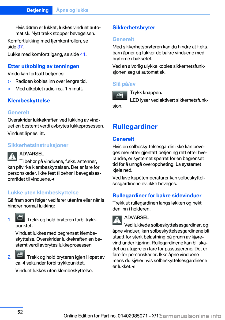 BMW X6 M 2018  InstruksjonsbØker (in Norwegian) �H�v�i�s� �d�