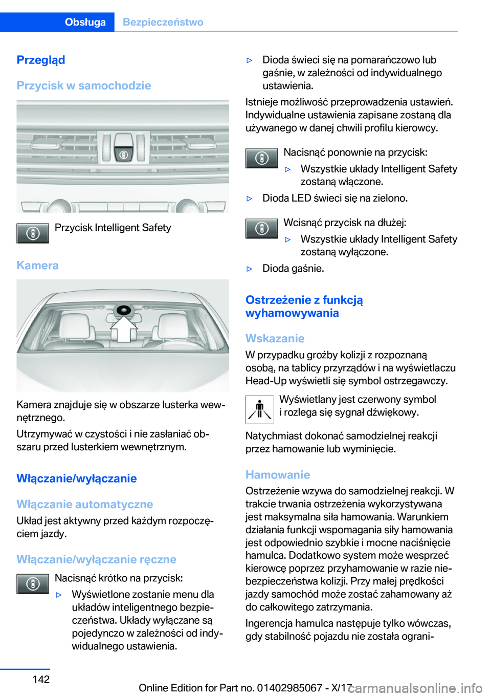BMW X6 M 2018  Instrukcja obsługi (in Polish) �P�r�z�e�g�l�